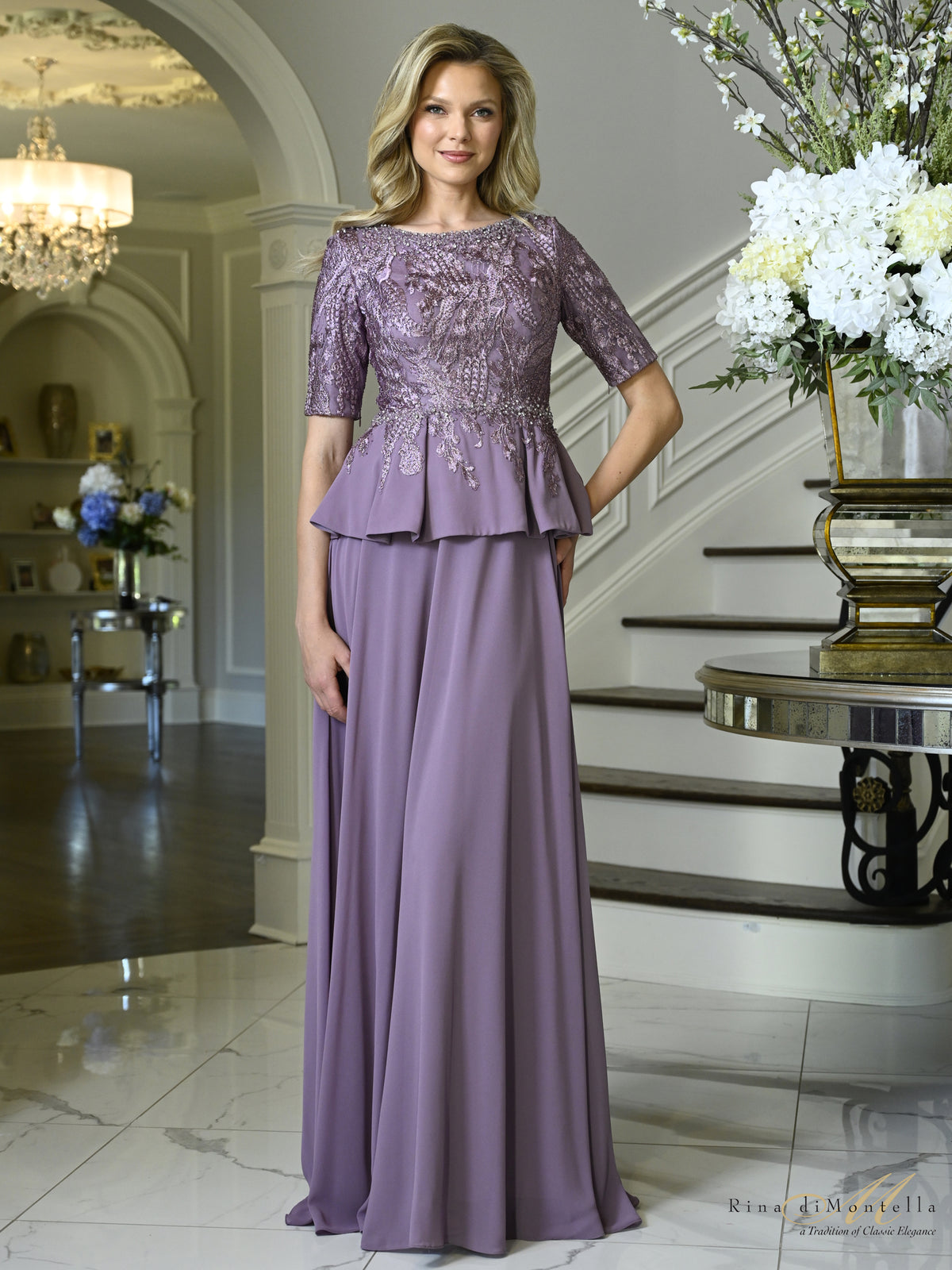 Rina Di Montella RD3642 Victorian Lilac