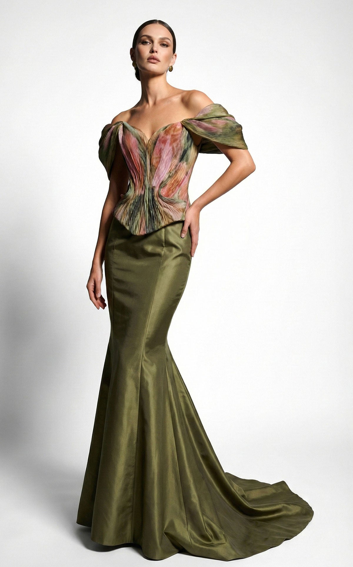 MNM Couture F02981A GREEN