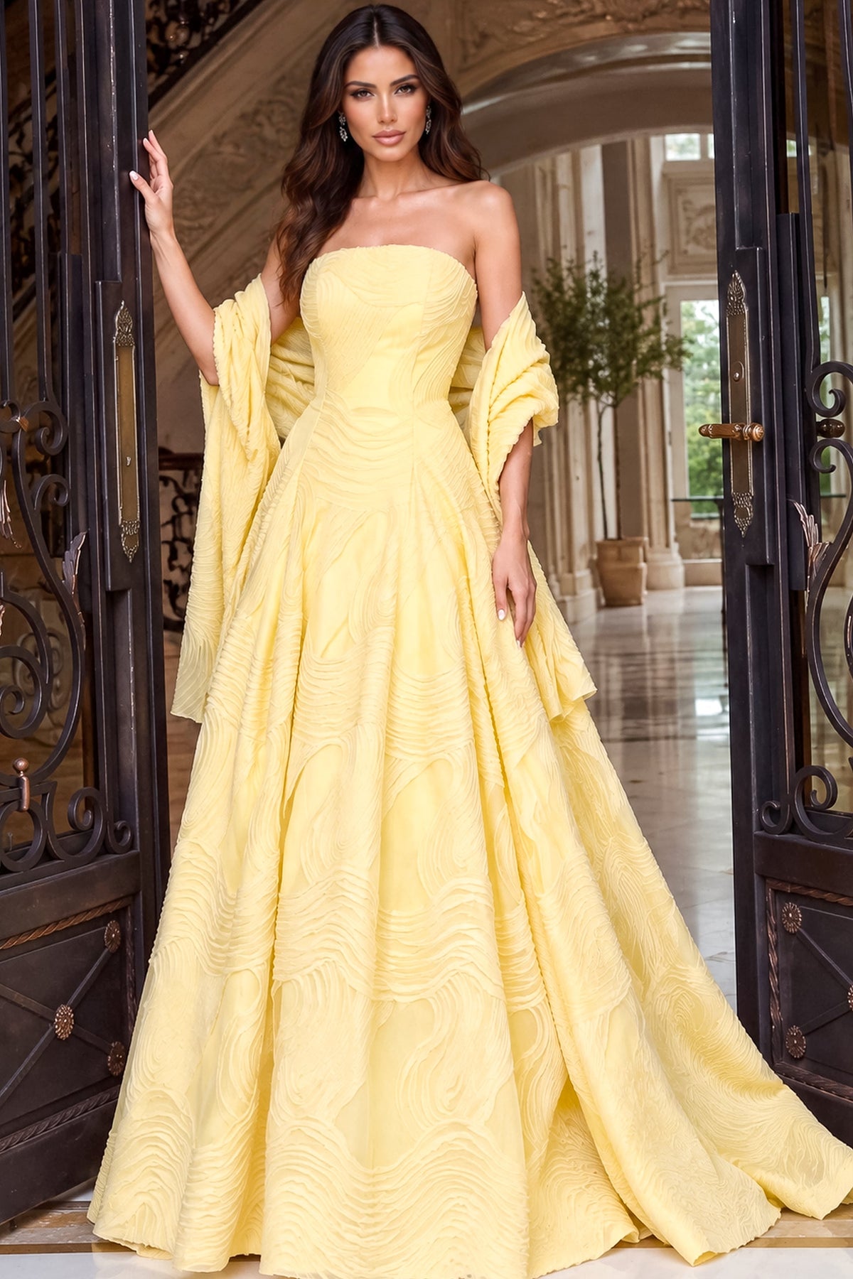 Jovani 53366 YELLOW