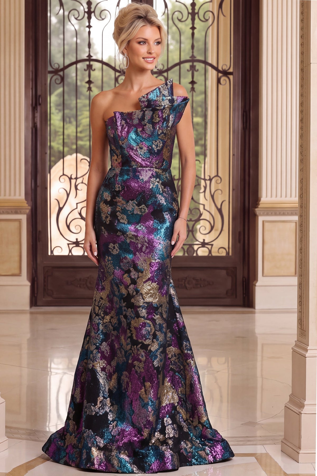 Jovani 49846 PURPLE
