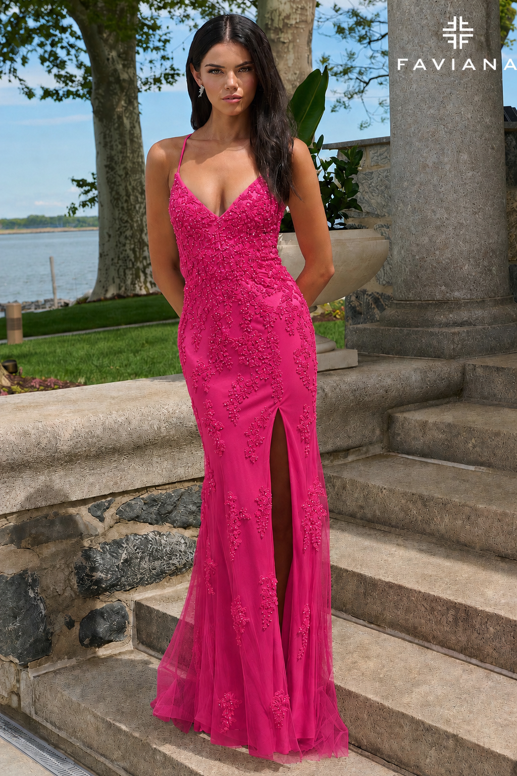 Faviana 11601 RASPBERRY