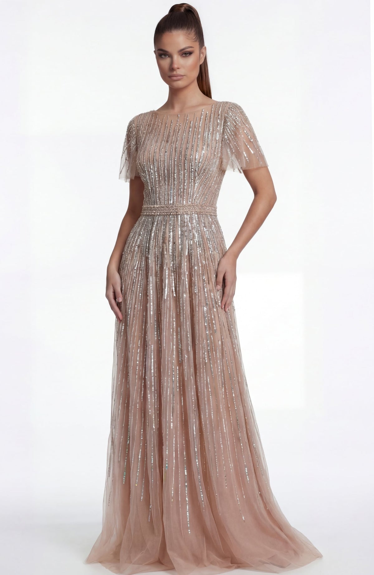 Jovani 46063 DARK NUDE