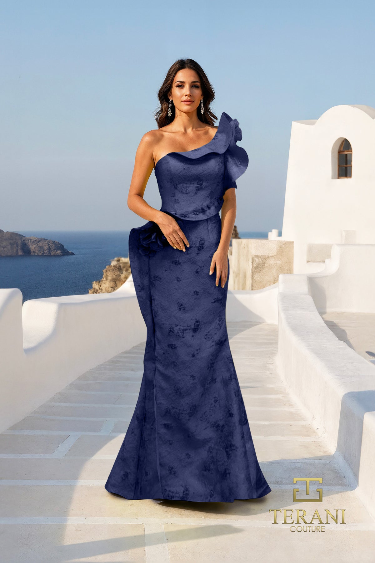 Terani Couture 261E6678 Navy