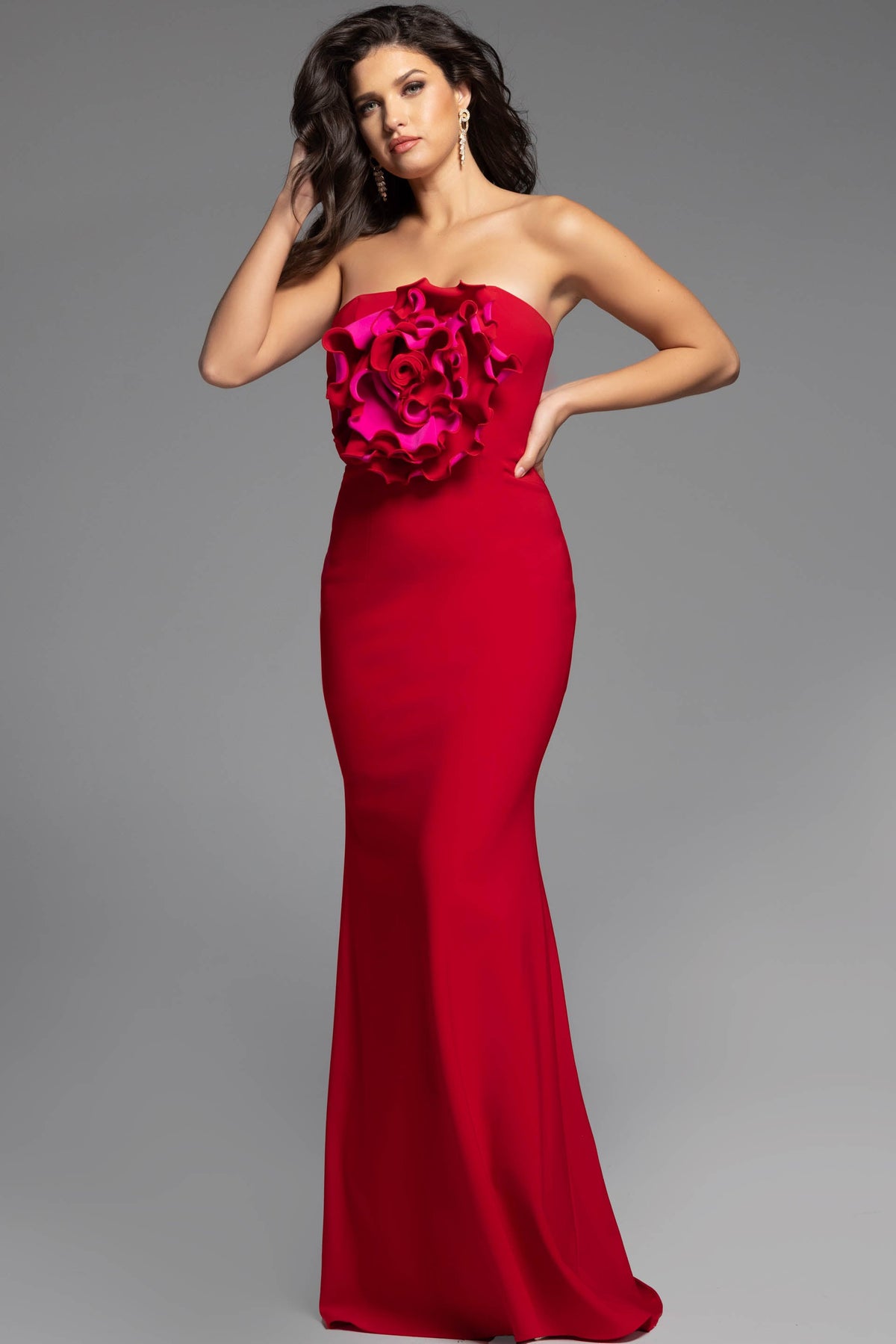 Jovani 40214 ROYAL/GREEN