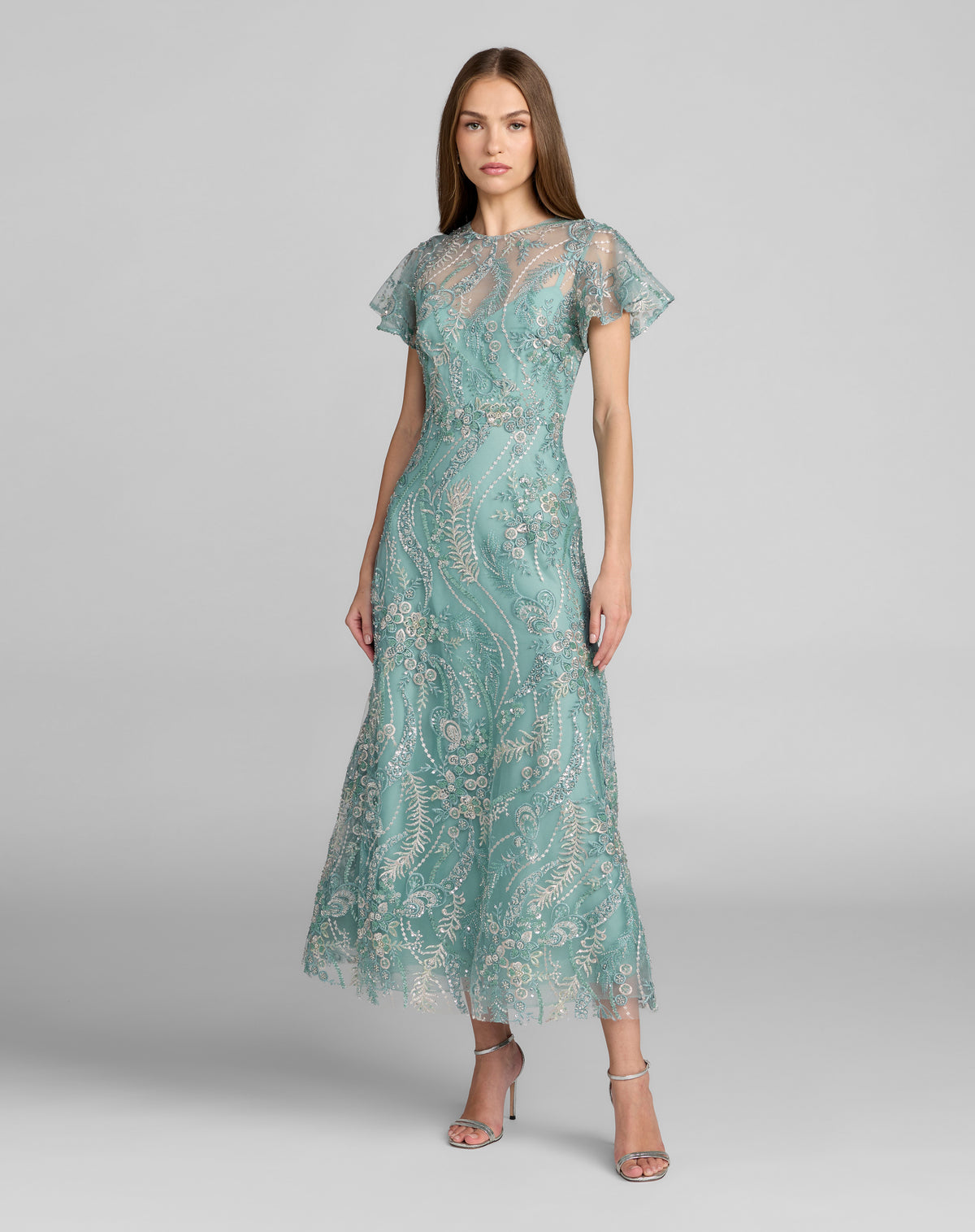Mac Duggal 68909 Seafoam