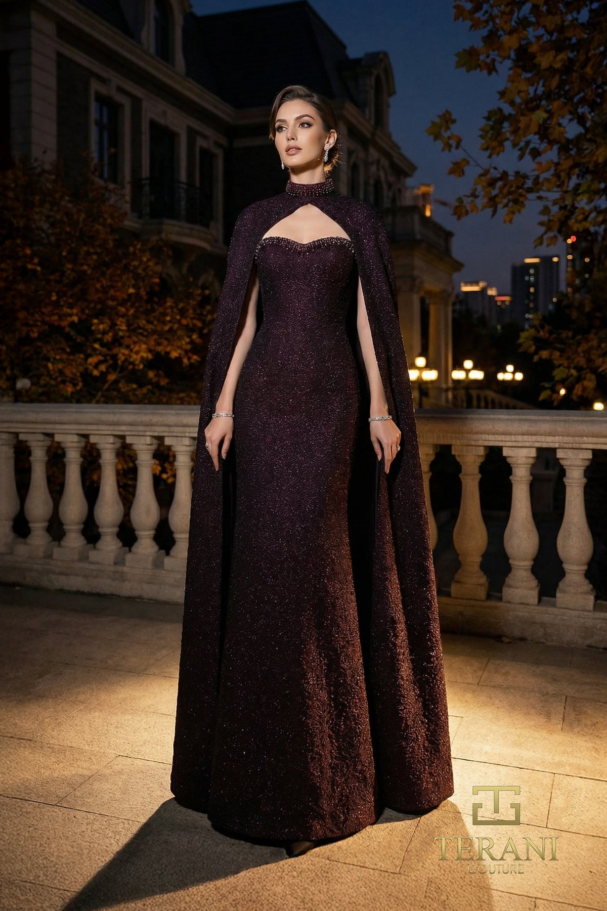 Terani Couture 262E7125 Wine