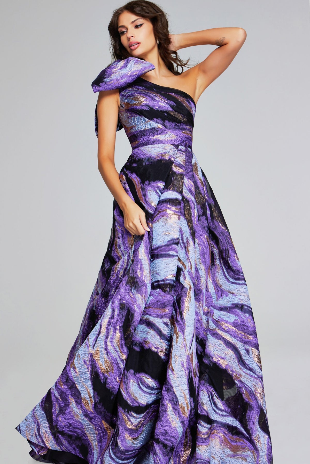 Jovani 40695 PURPLE/MULTI