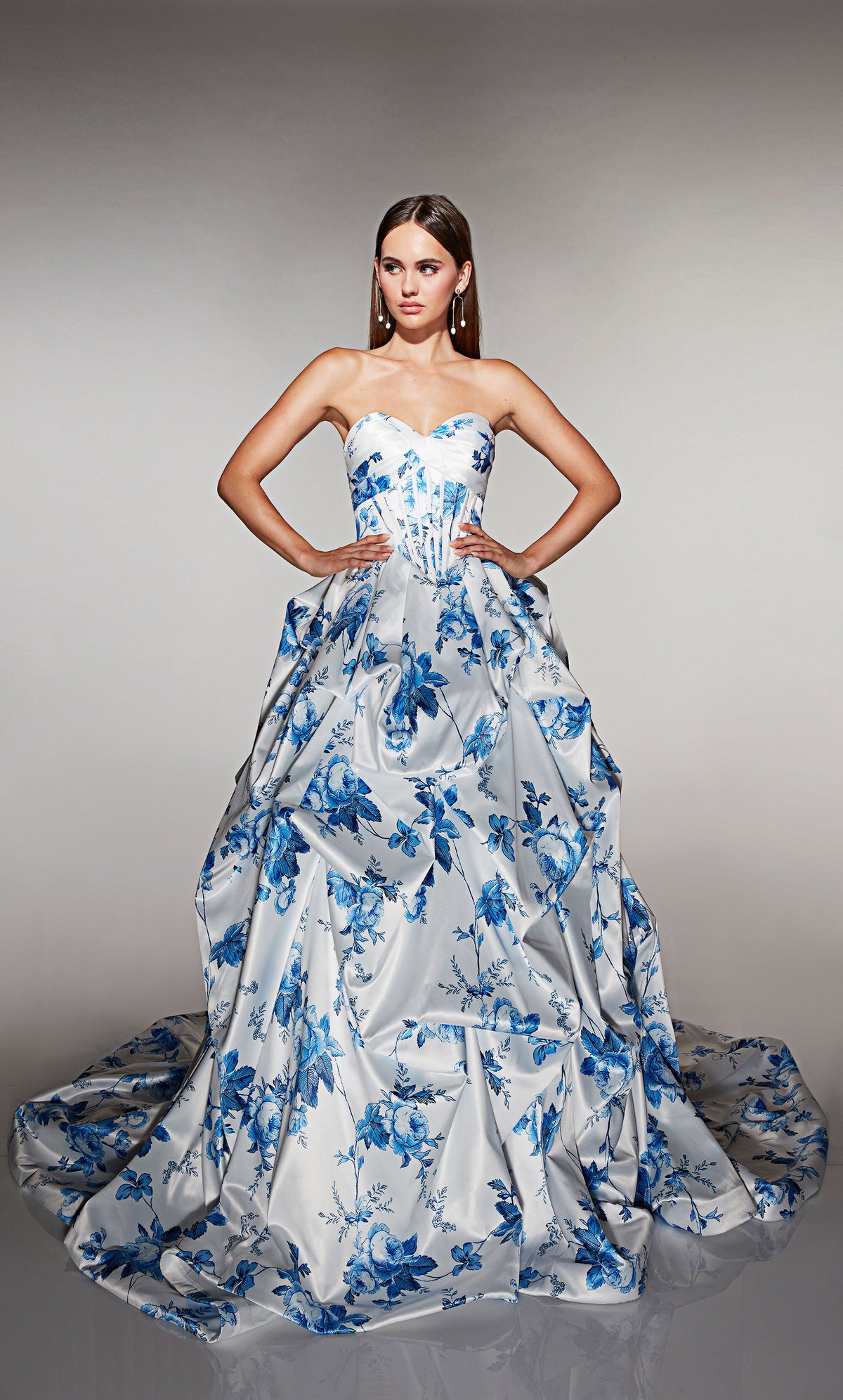 Alyce Paris 62213 BLUE-WHITE