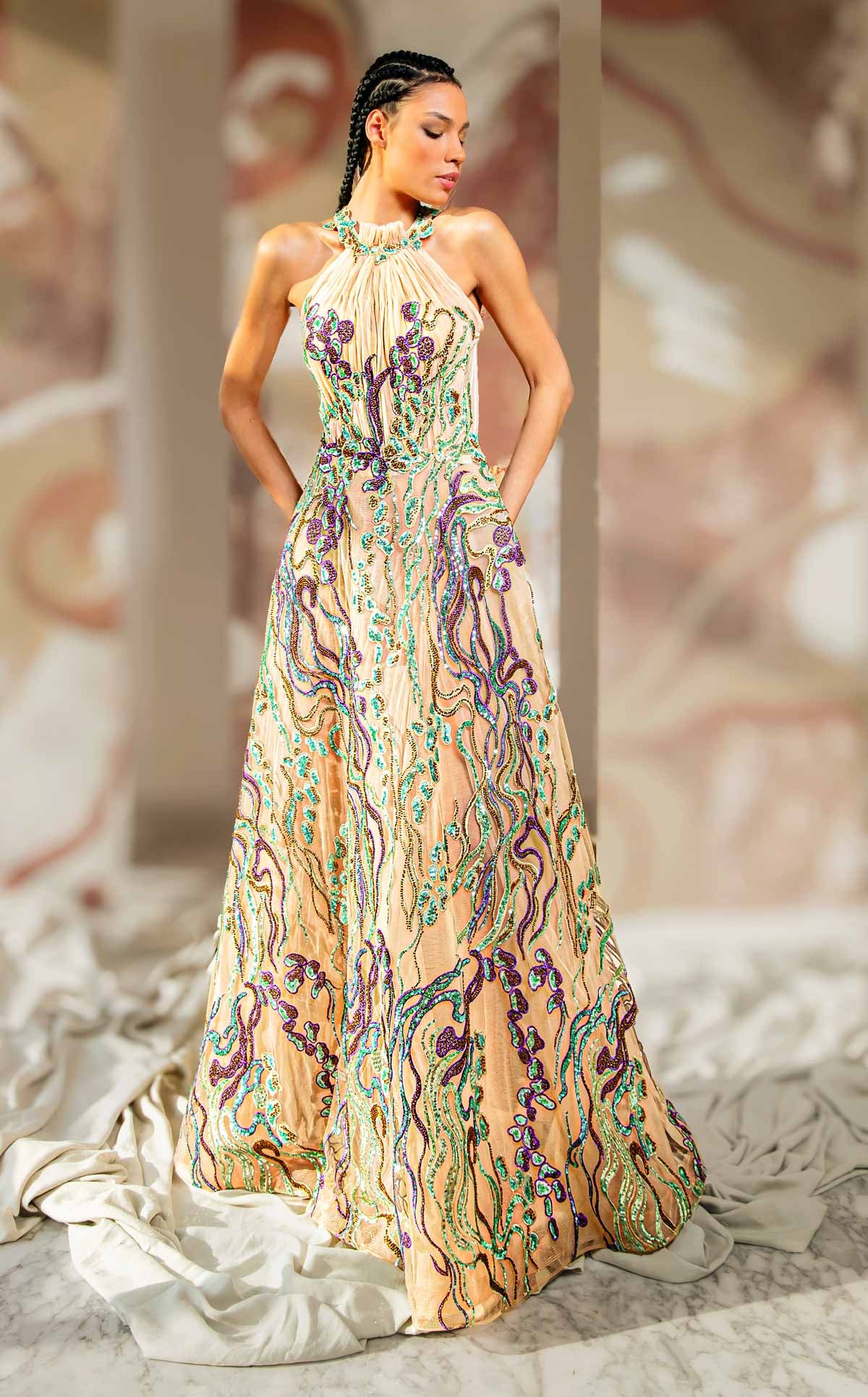 MNM Couture K4167 MULTICOLOR