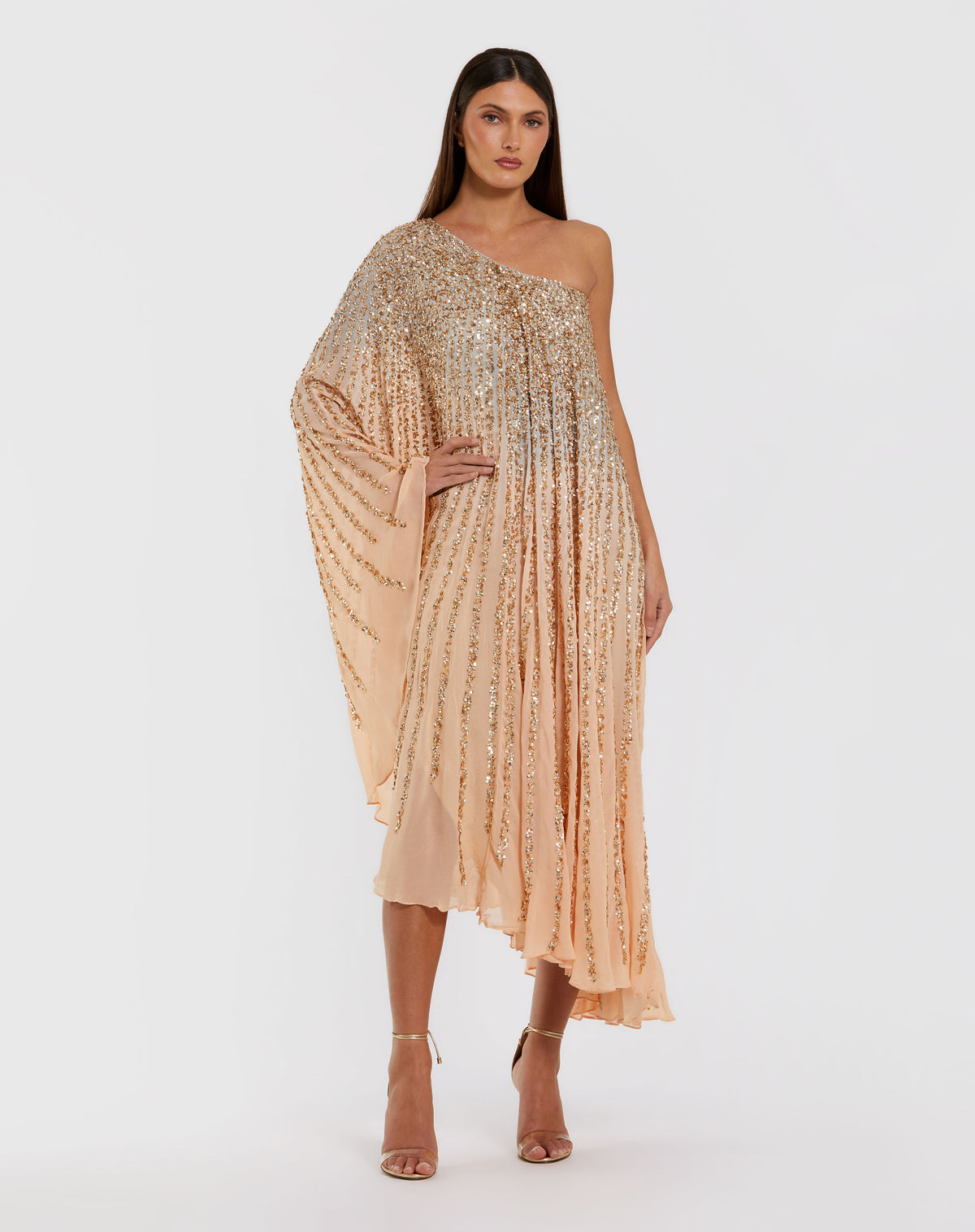 Mac Duggal 6204 Champagne Gold