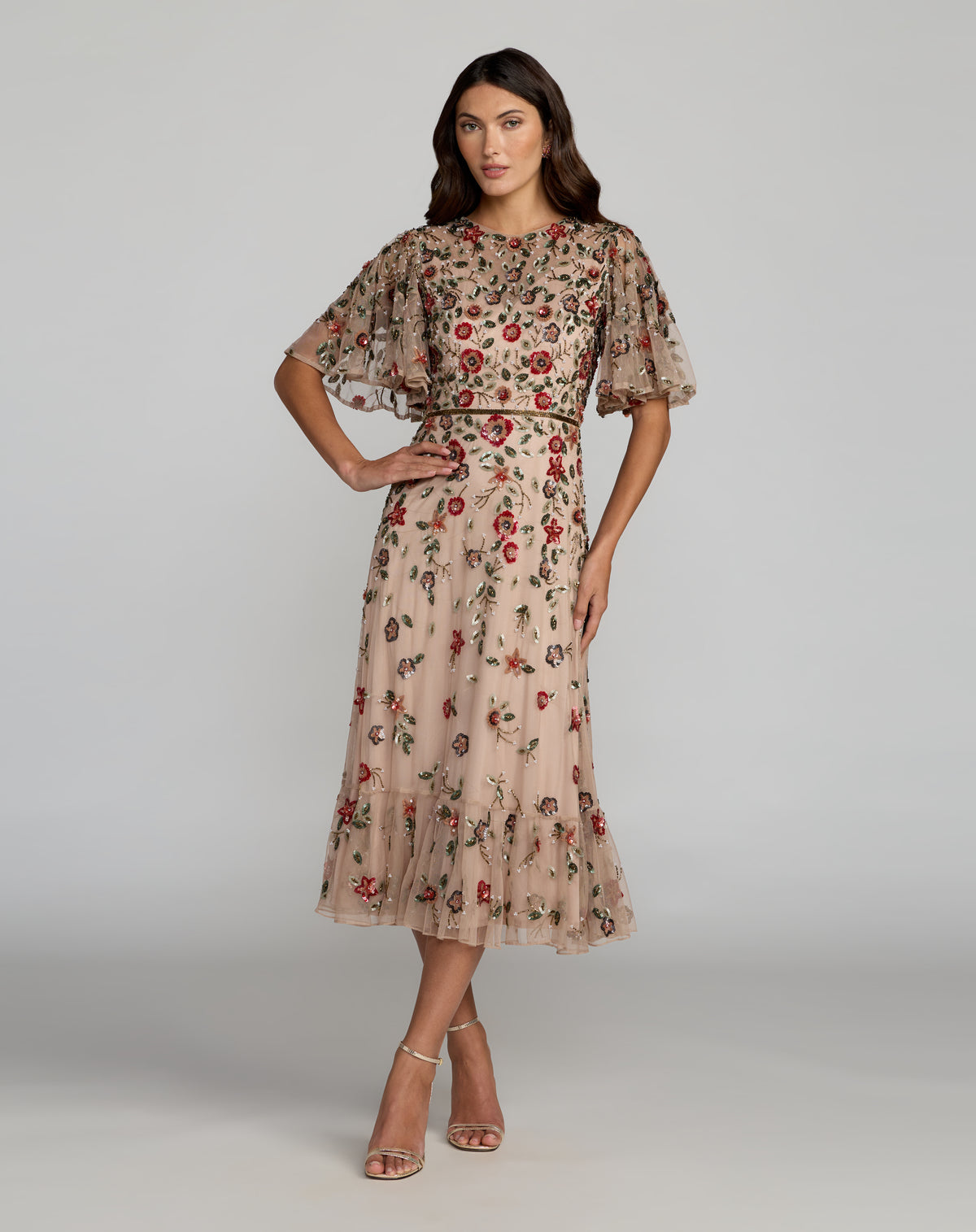 Mac Duggal 6162 Antique Rose