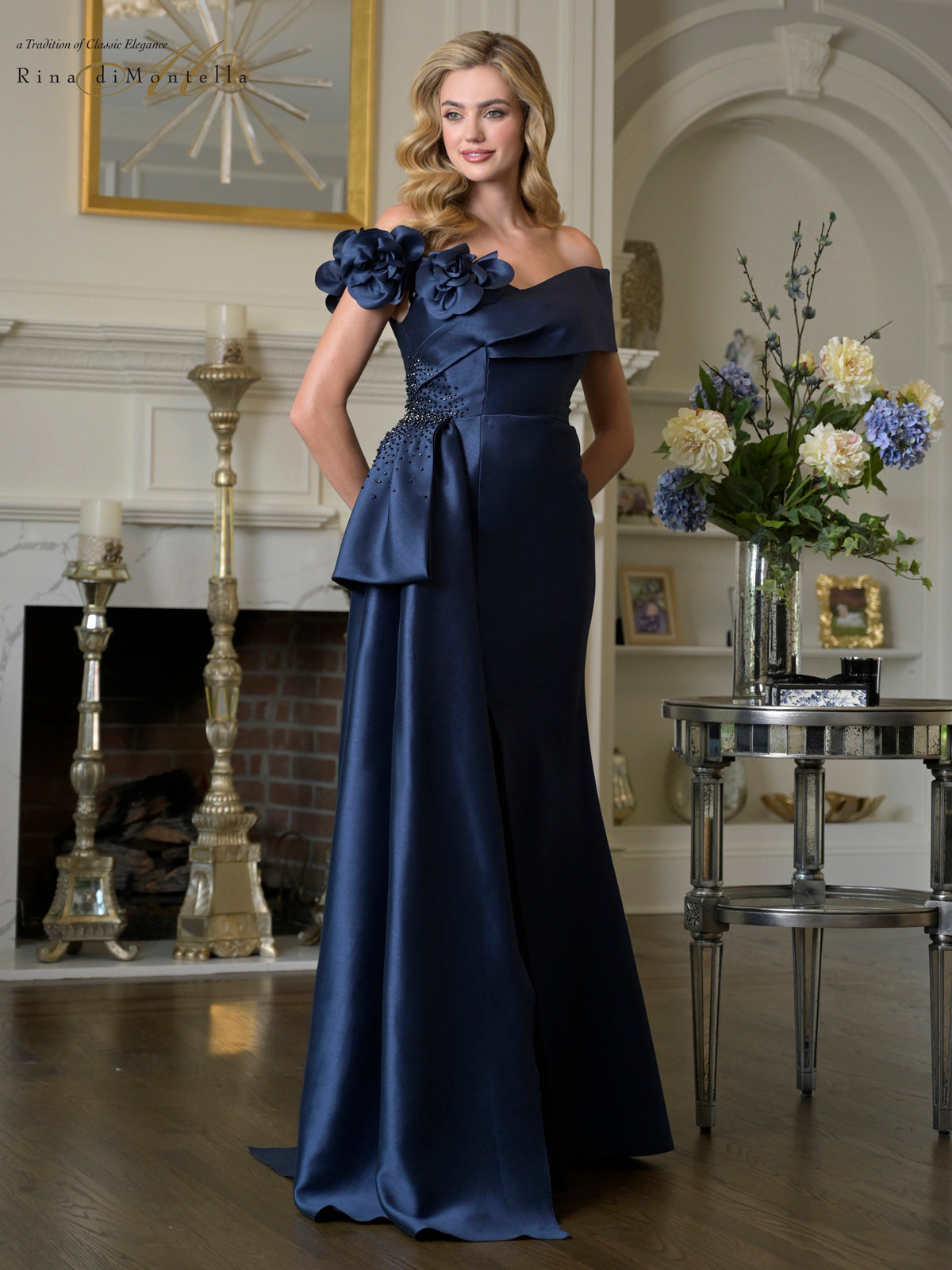 Rina Di Montella RD3407 Navy