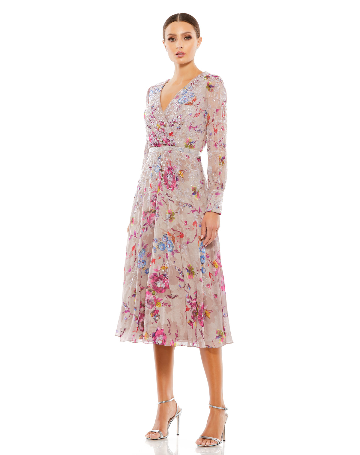 Mac Duggal 9147 Mauve Multi