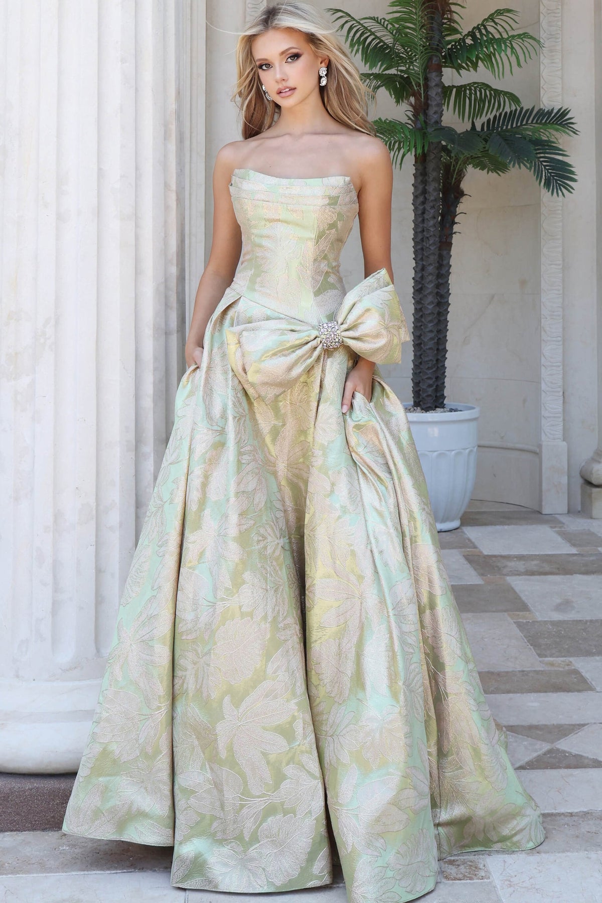 Jovani 55179 LIME/PINK