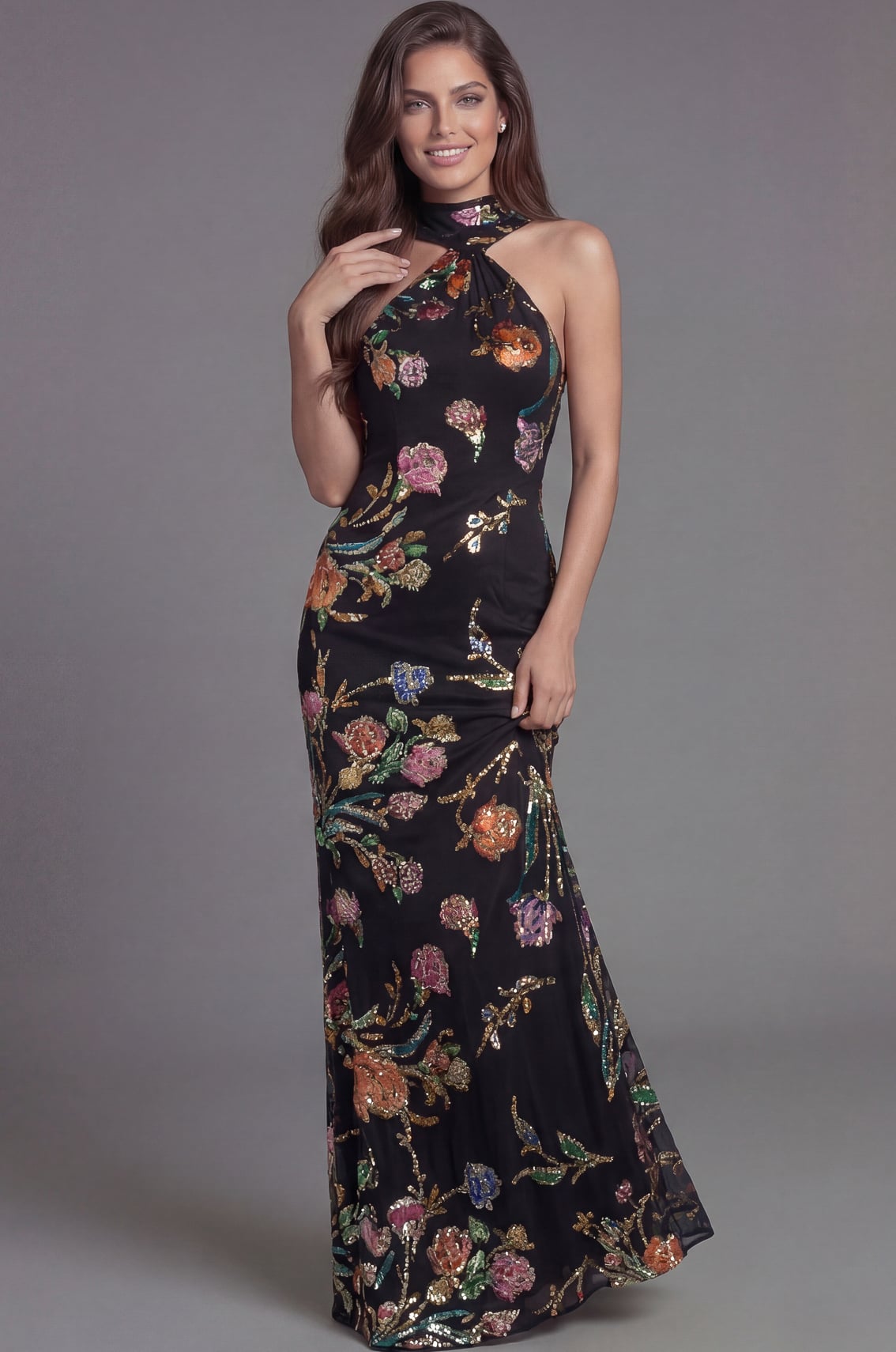 Jovani 47624 BLACK/MULTI