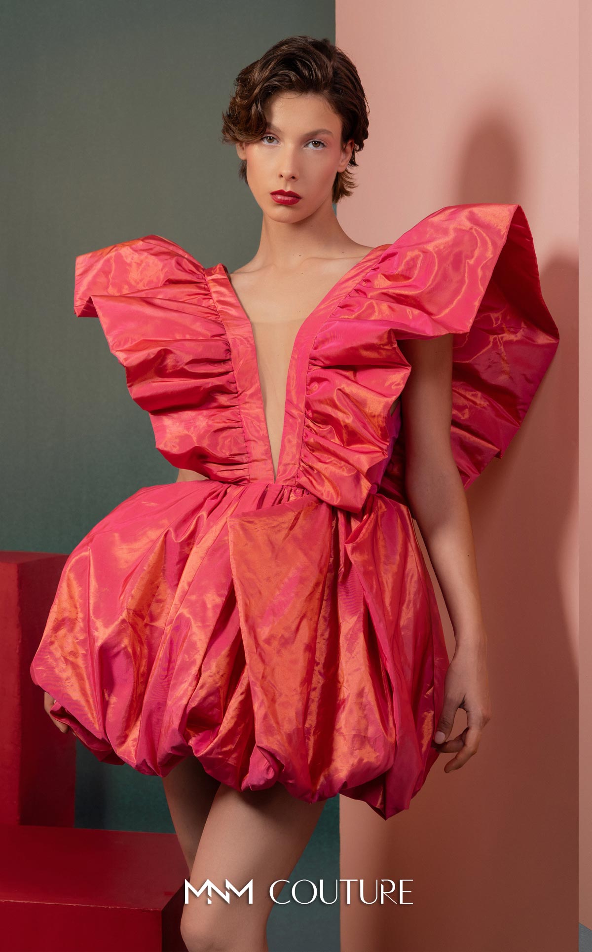 MNM Couture GOF2518 CORAL