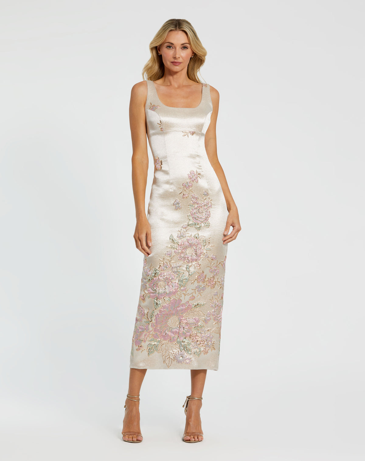 Mac Duggal 20725 Champagne Multi