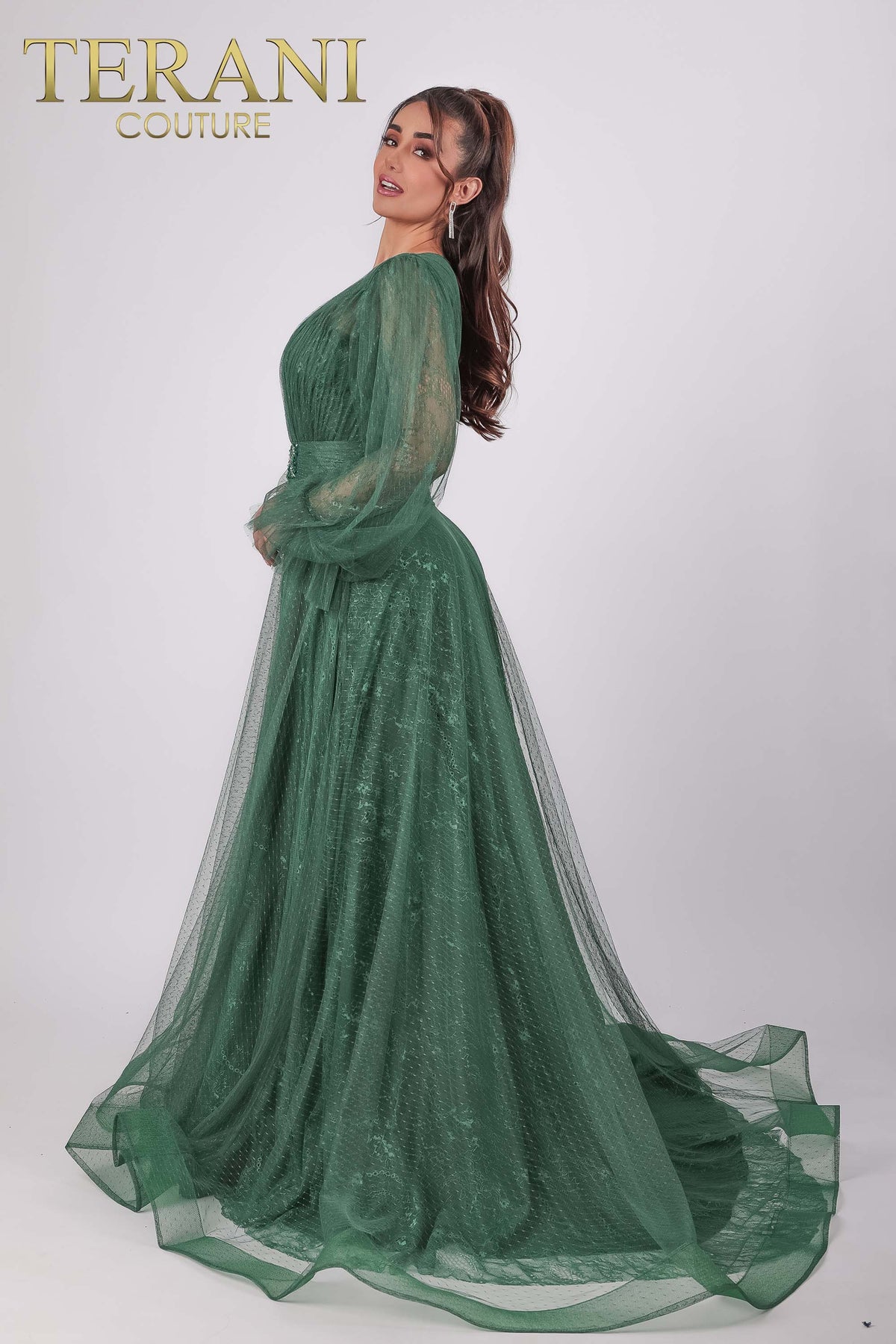 Terani Couture 1913M9414 Emerald