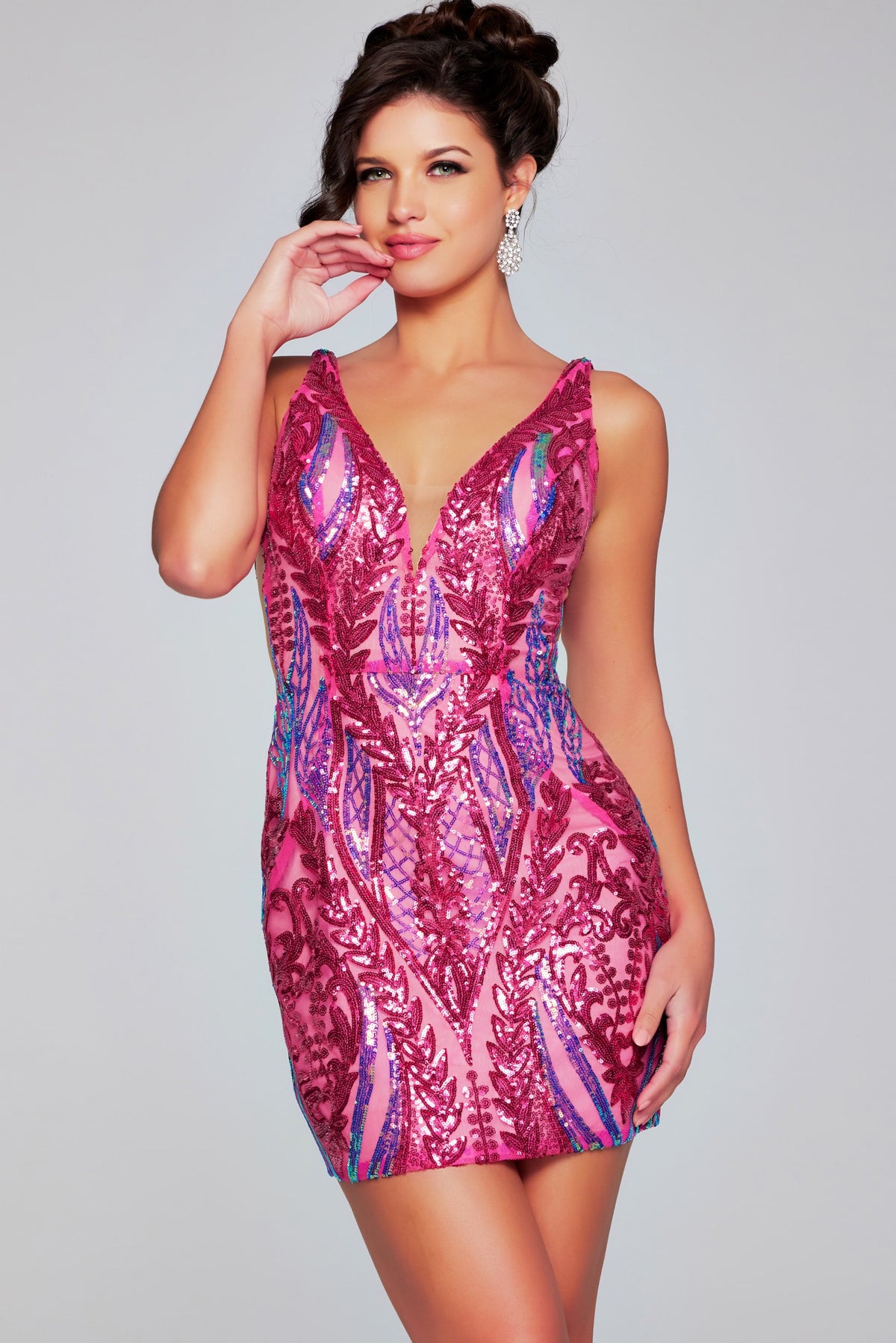 Jovani 36784 IRREDESCENT JADE