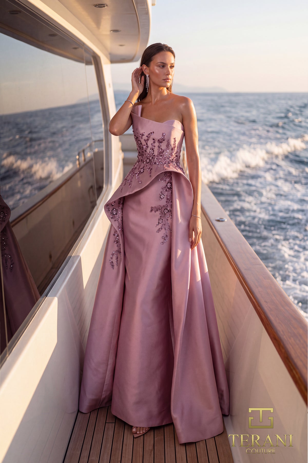Terani Couture 271M8435 Mauve