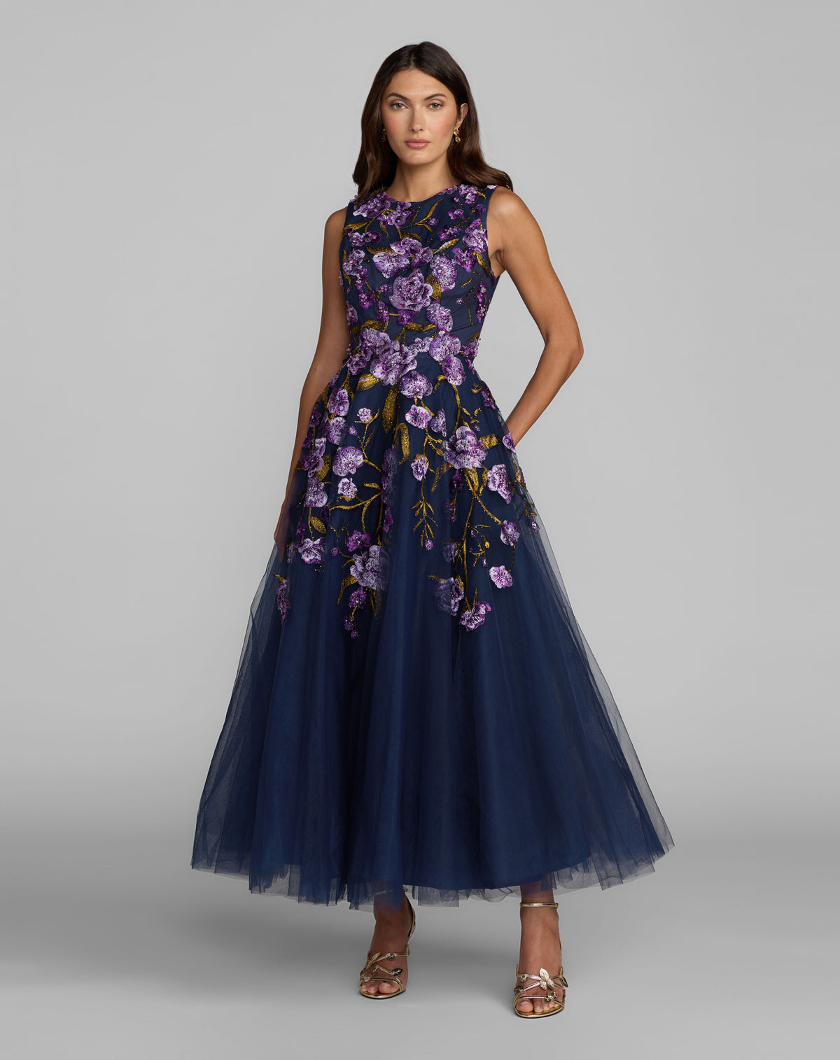 Mac Duggal 21358 Midnight Multi