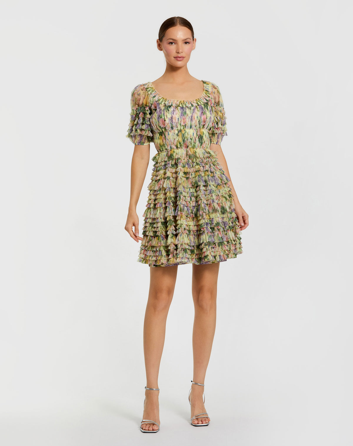 Mac Duggal 8327 Yellow Multi