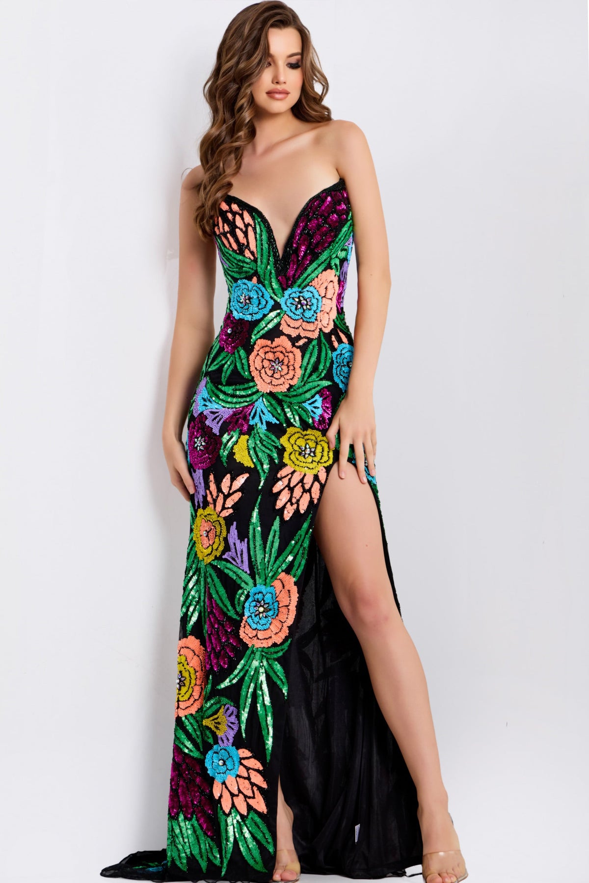 Jovani 49234 WHITE/MULTI