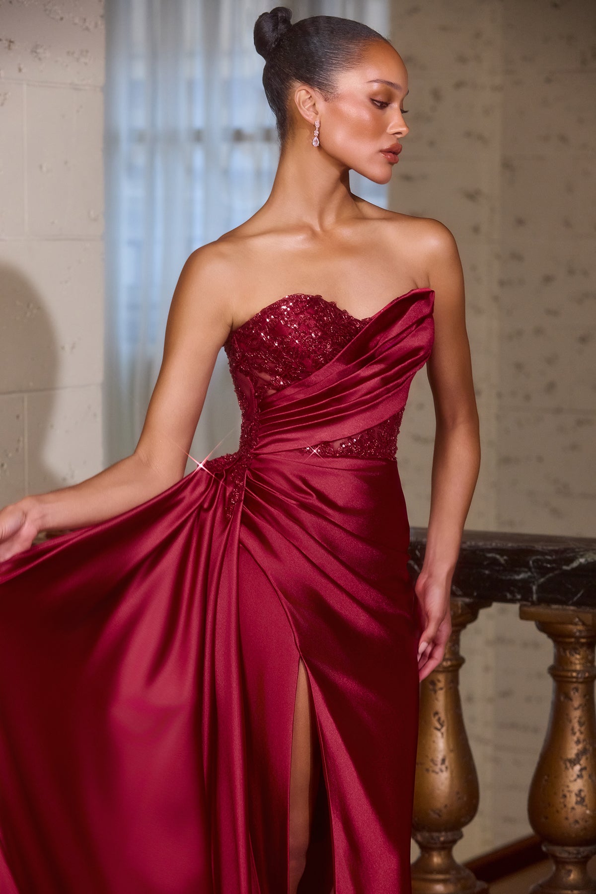 Ladivine J887 BURGUNDY