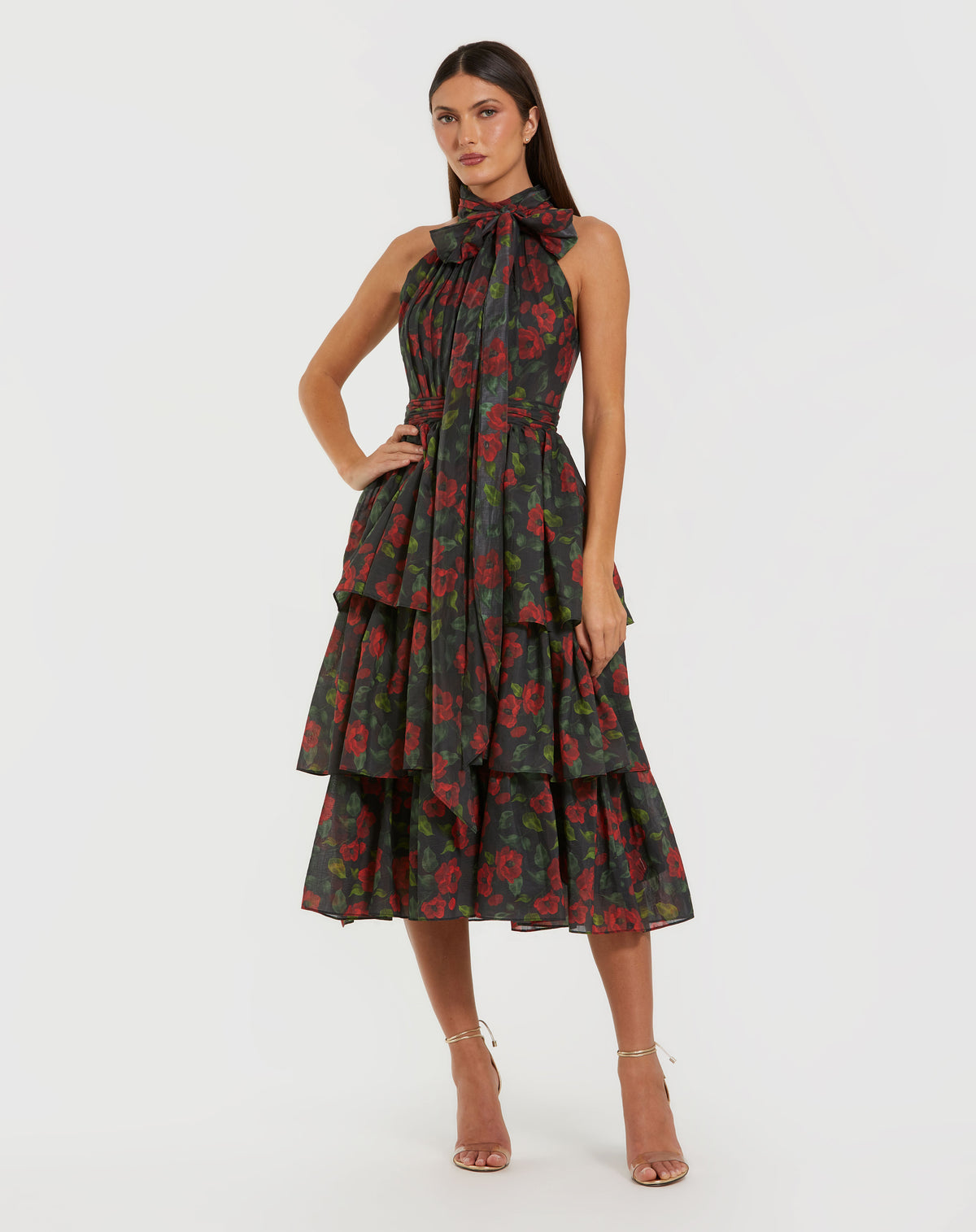 Mac Duggal 27747 Black Multi