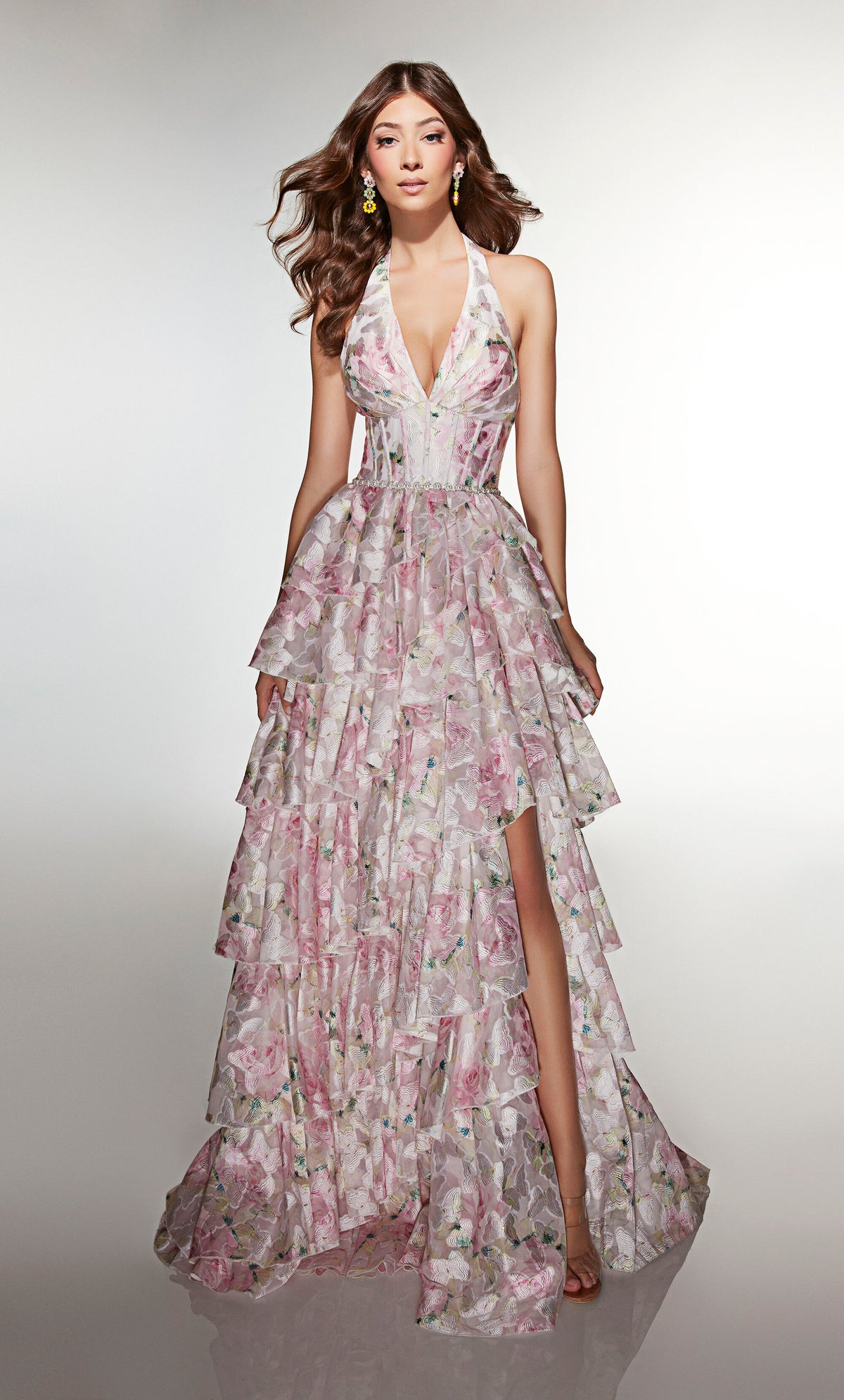Alyce Paris 61996 PINK-WHITE