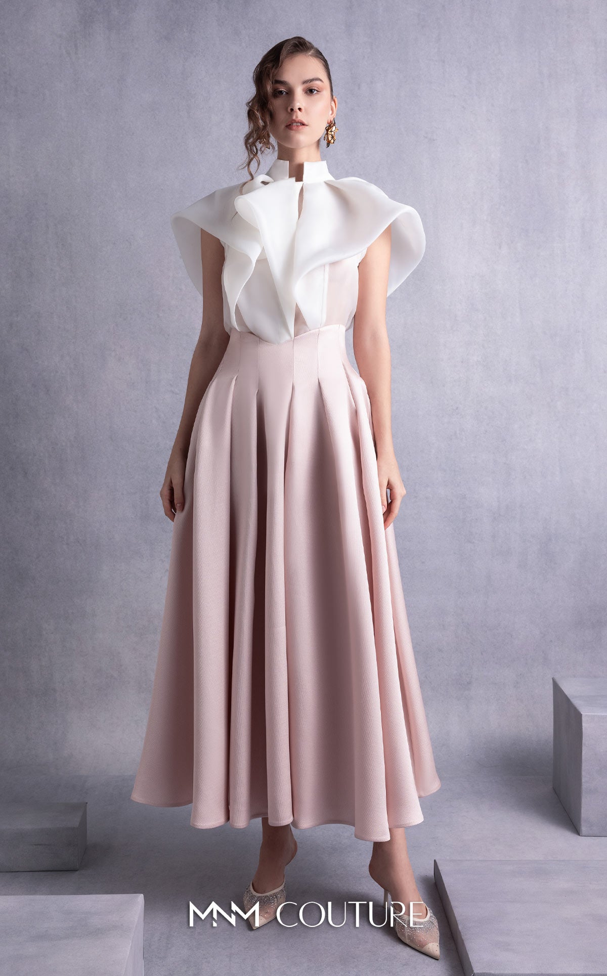MNM Couture GOS2524 WHITE/PINK