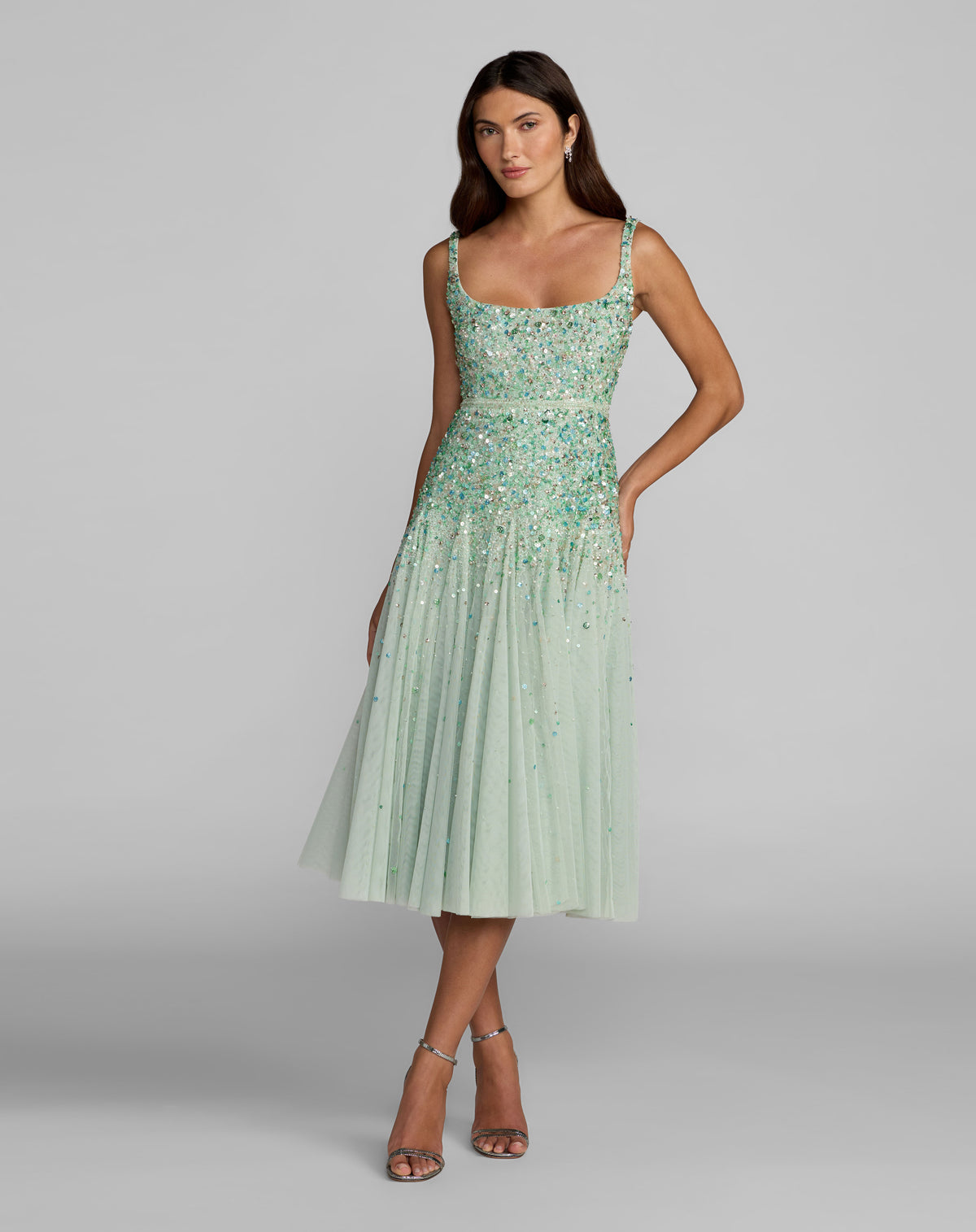 Mac Duggal 94334 Seafoam Multi