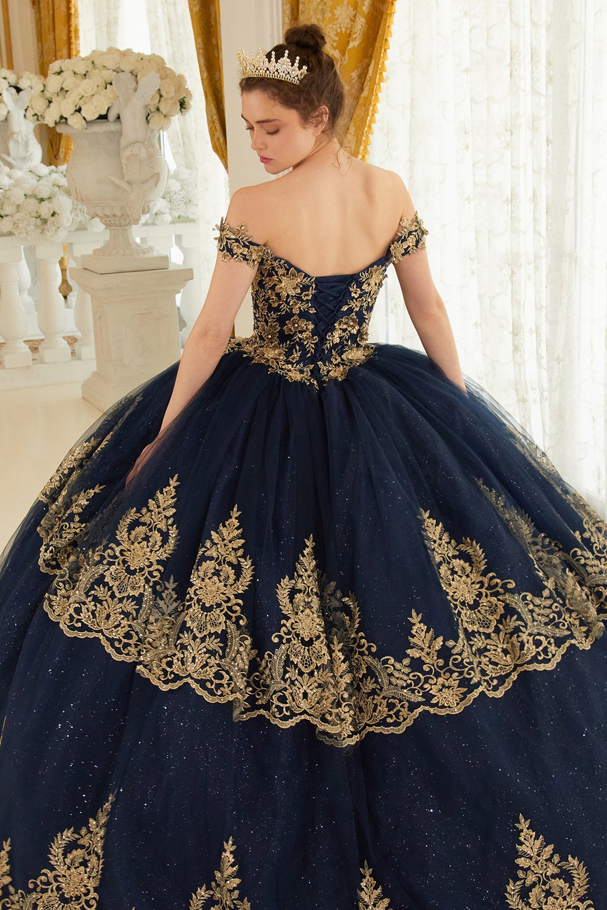 Ladivine 15705 NAVY-GOLD