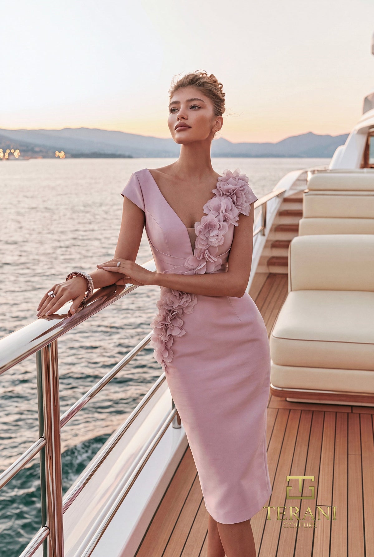 Terani Couture 271C8207 Mauve