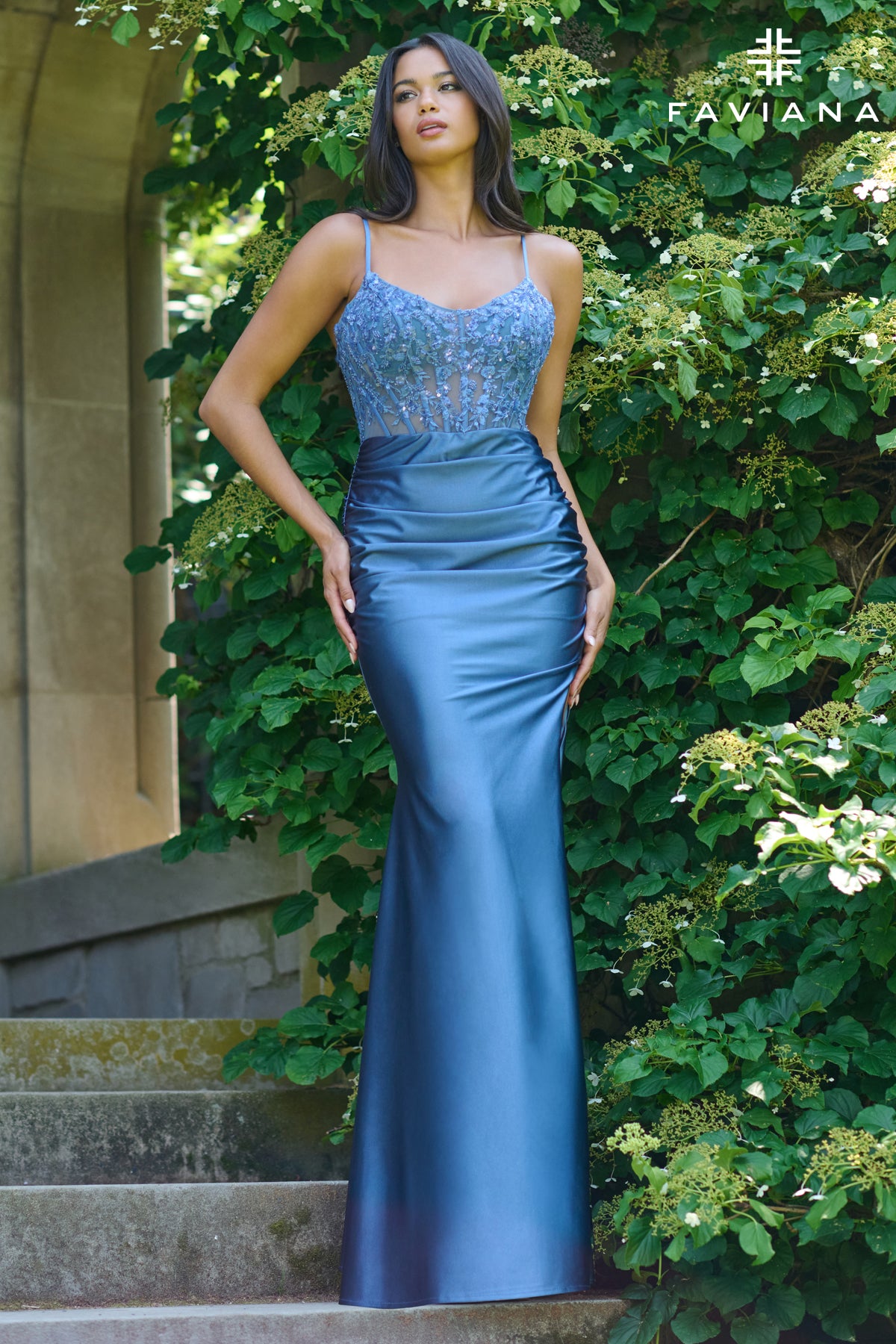 Faviana 11433 Steel Blue