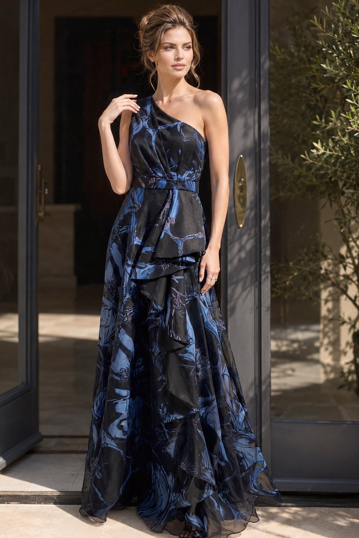 Jovani 46319 NAVY/BROWN