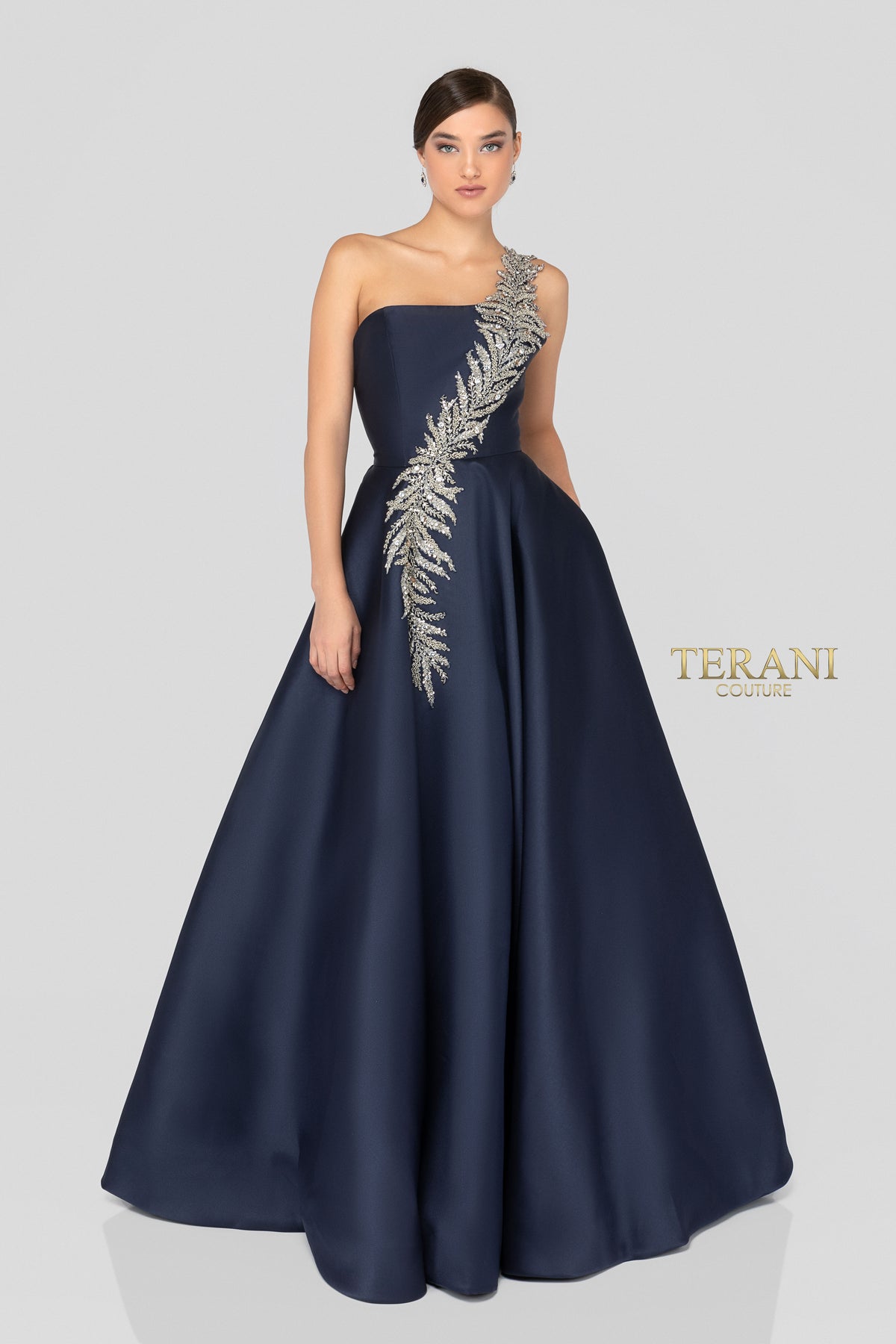 Terani Couture 1912E9202 Navy