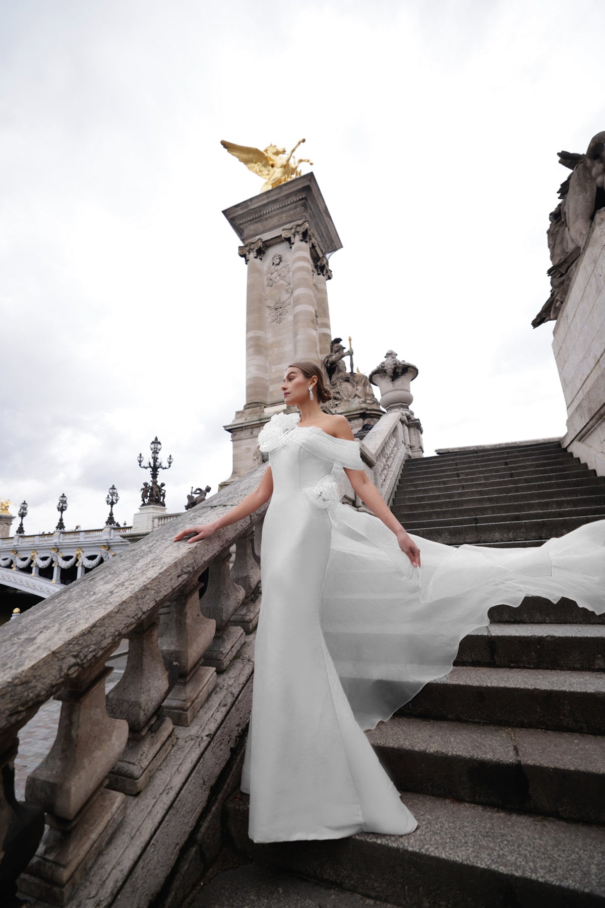 Terani Couture 242M3342 Ivory