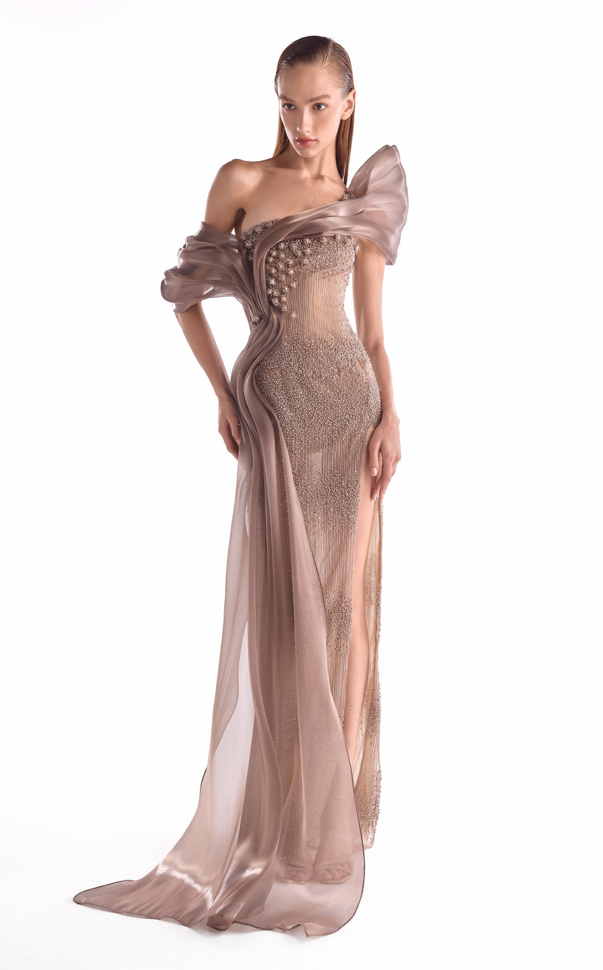 MNM Couture G2105 BROWN