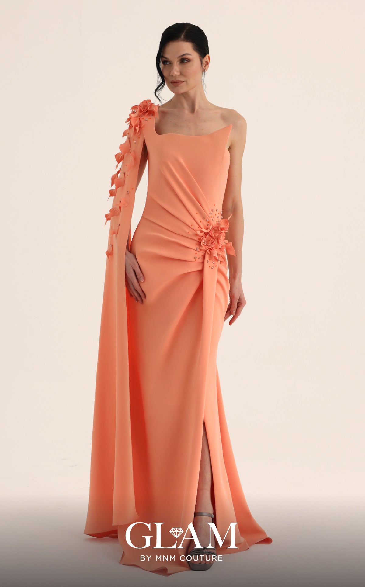MNM Couture O07883 SALMON