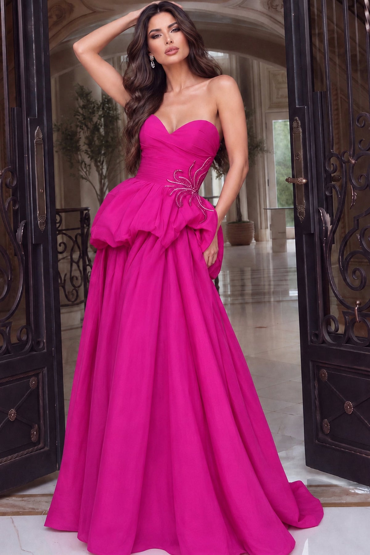 Jovani 53141 FUCHSIA