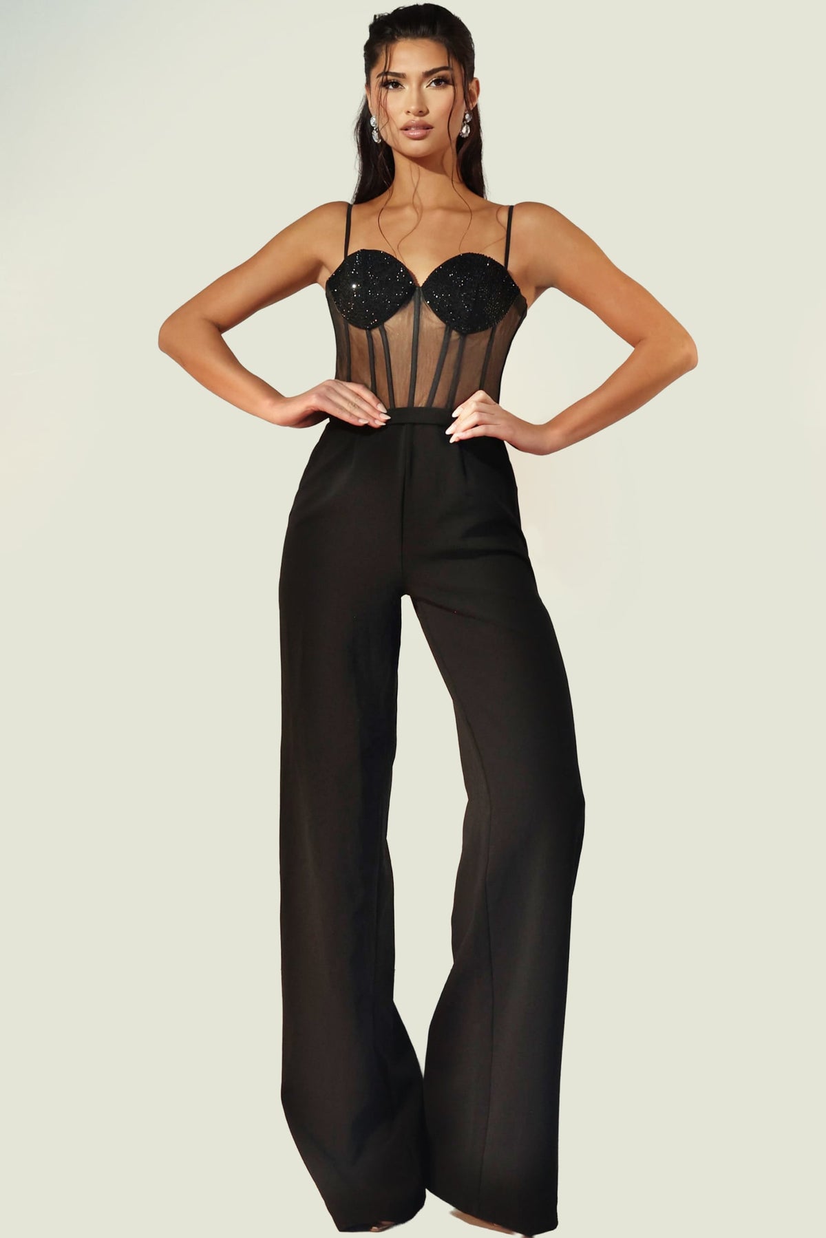 Jovani 45181 BLACK/NUDE