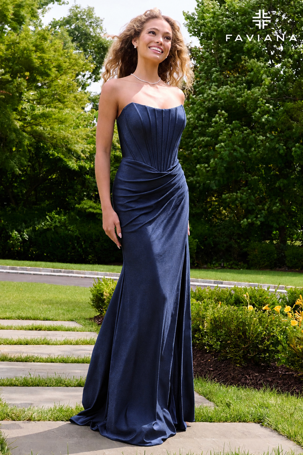 Faviana E11659 NAVY