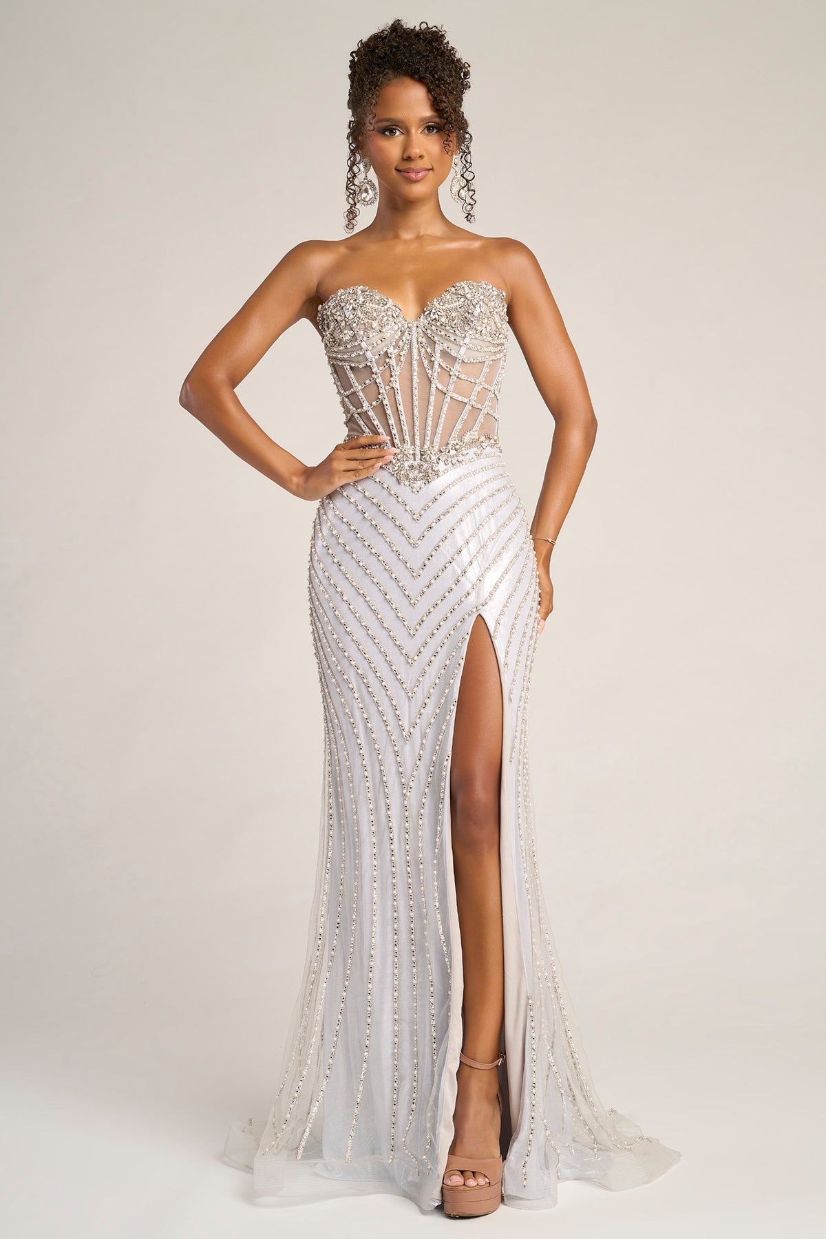 Portia and Scarlett XO057 Silver
