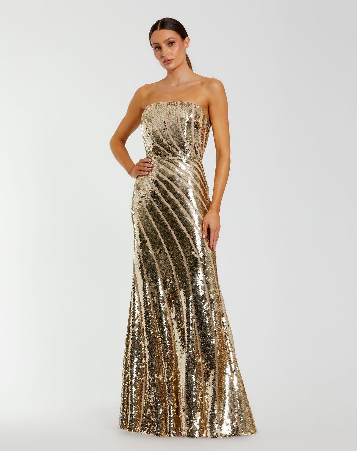 Mac Duggal 10130 Gold