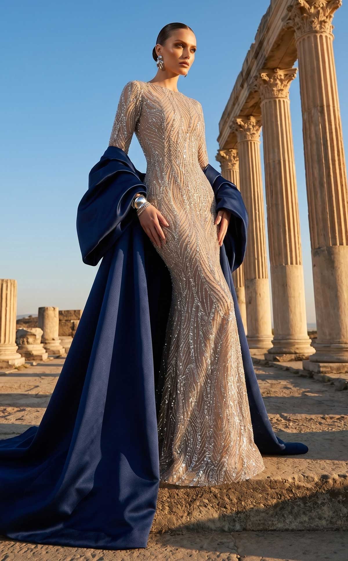 MNM Couture F03004 NAVY BLUE