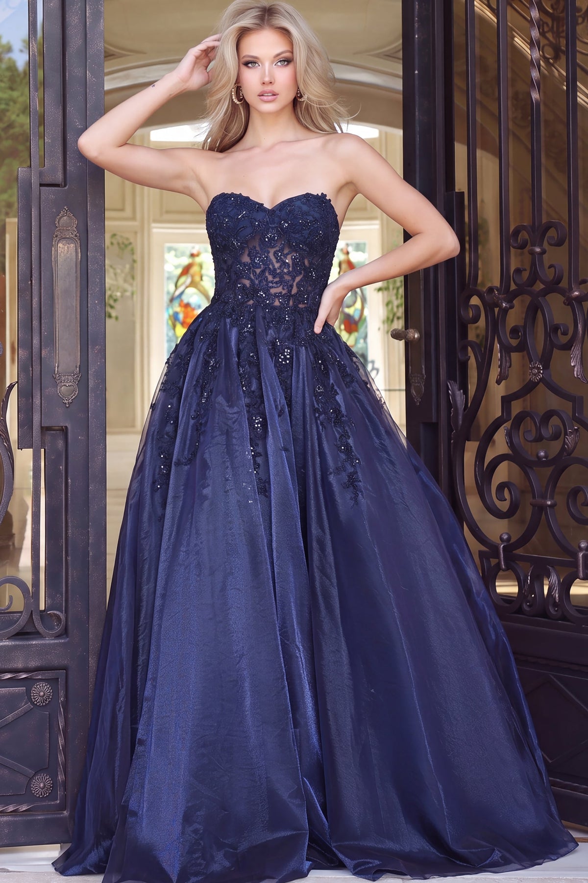 Jovani 00915 NAVY