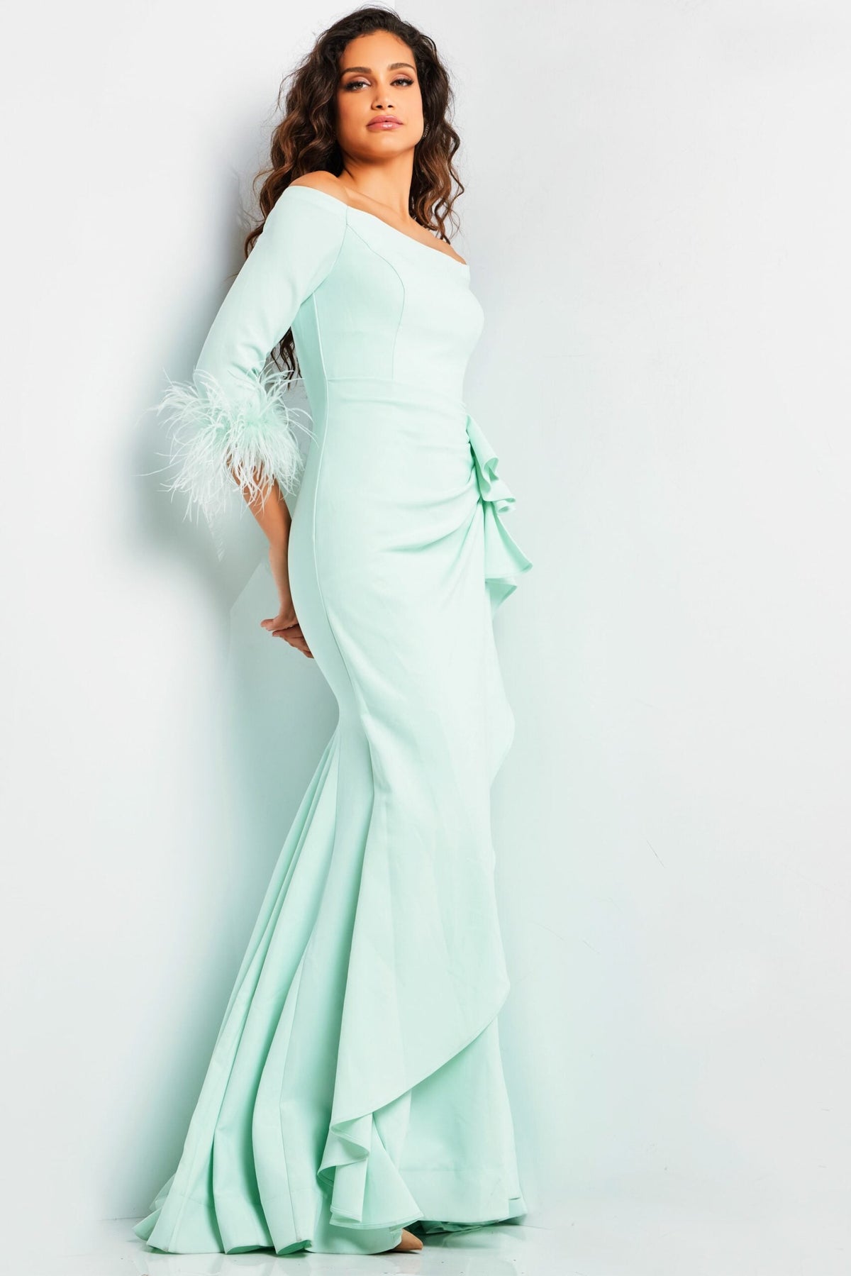 Jovani 24195 PLUM