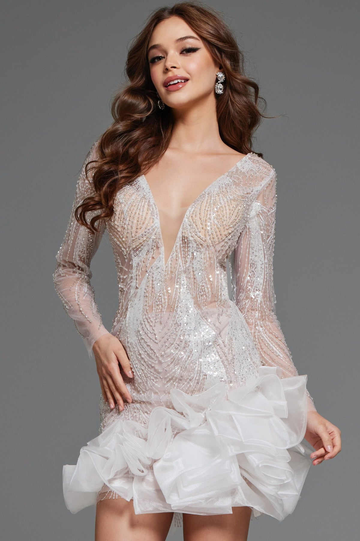 Jovani 23727 OFF-WHITE