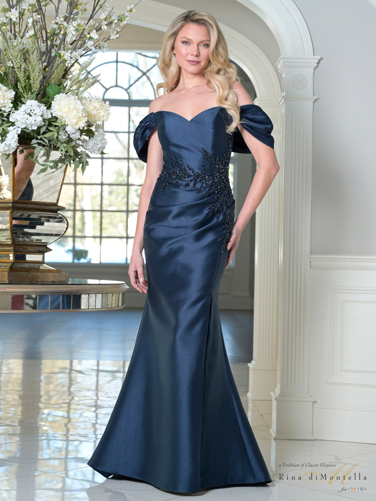 Rina Di Montella RD3527 Navy